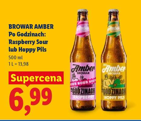 BROWAR AMBER Po Godzinach: Raspberry Sour lub Hoppy Pils