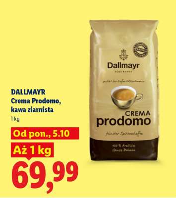 Dallmayr Crema Prodomo, kawa ziarnista