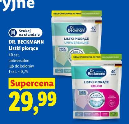 DR. BECKMANN Listki piorące