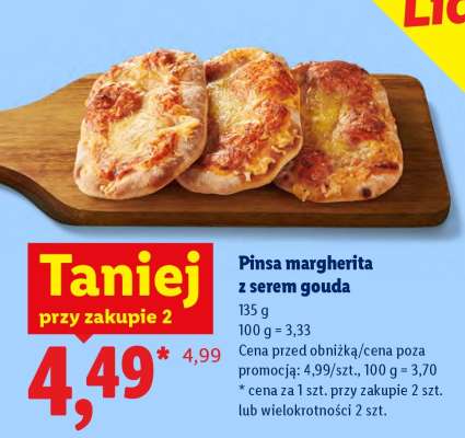 Pinsa margherita z serem gouda