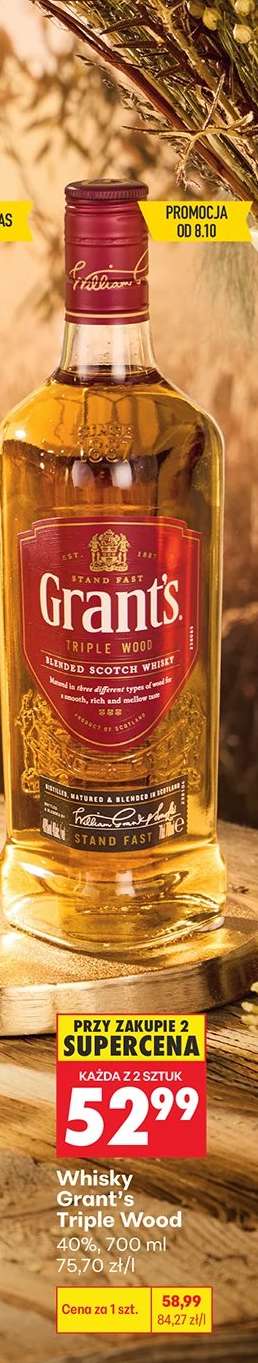 WHISKY GRANT'S TRIPLE WOOD 700 ML