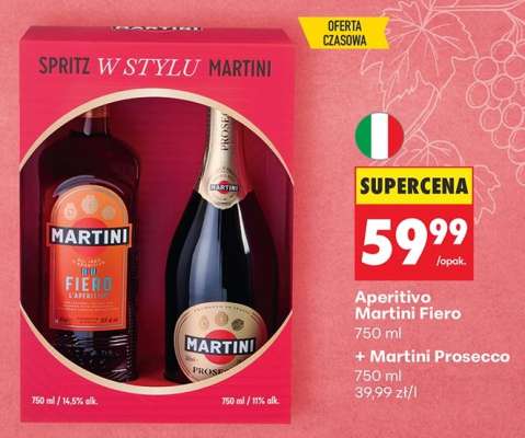 Aperitivo Martini Fiero + Martini Prosecco