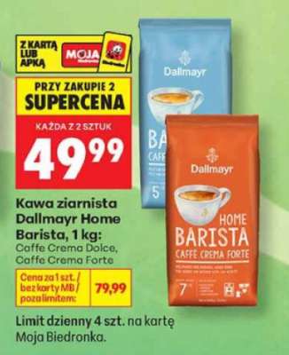 Kawa ziarnista Dallmayr Home Barista, 1 kg