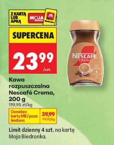 Kawa rozpuszczalna Nescafé Crema 200 g