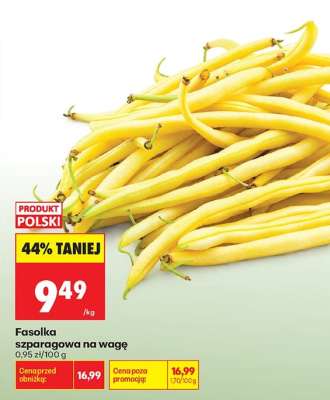 Fasolka szparagowa na wagę