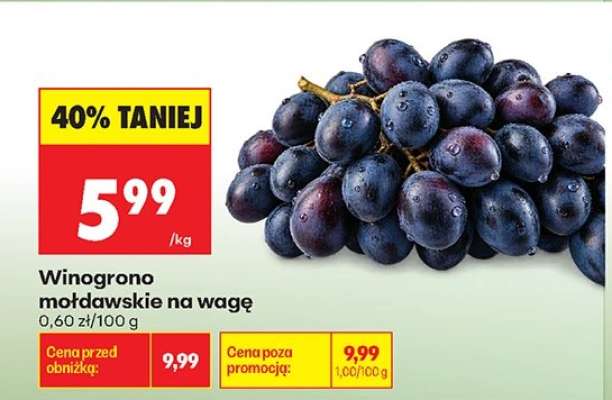 Winogrono mołdawskie na wagę