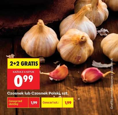 Czosnek lub Czosnek Polski, szt.