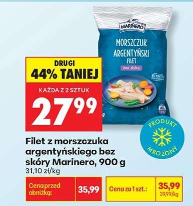Filet z morszczuka argentyńskiego bez skóry Marinero, 900 g
