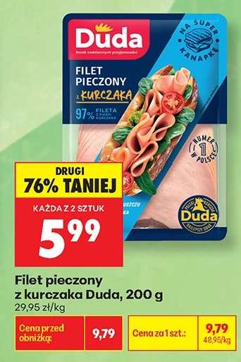 Filet pieczony z kurczaka Duda 200 g