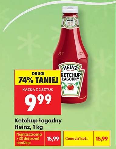 Ketchup łagodny Heinz, 1 kg