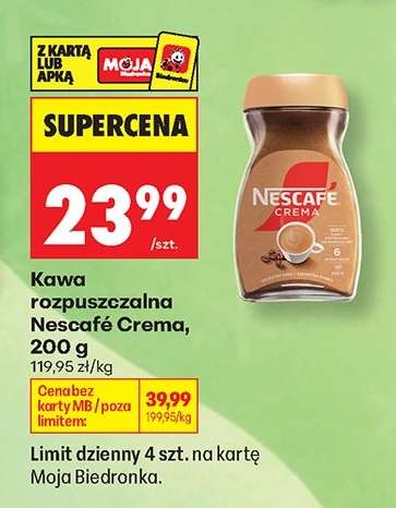Kawa rozpuszczalna Nescafé Crema 200 g