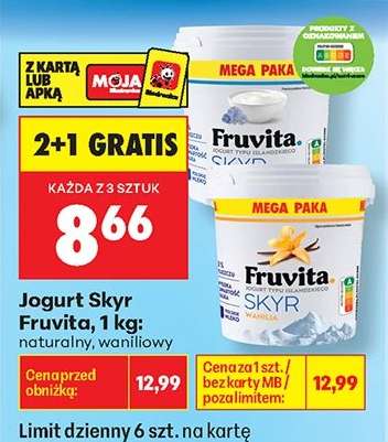 Jogurt Skyr Fruvita, 1 kg