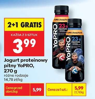 Jogurt proteinowy pitny YoPRO, 270 g