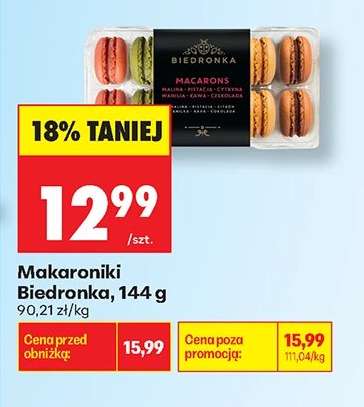 Makaroniki Biedronka, 144 g