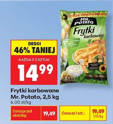 Frytki karbowane Mr. Potato 2,5 kg