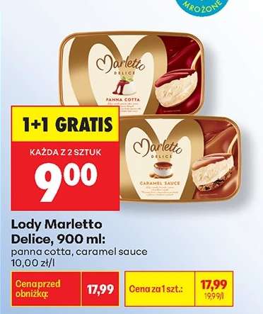Lody Marletto Delice, 900 ml