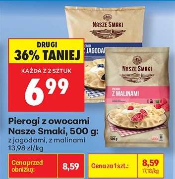 Pierogi z owocami Nasze Smaki 500 g