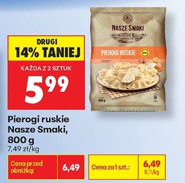 Pierogi ruskie Nasze Smaki, 800 g