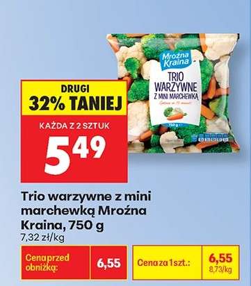 Trio warzywne z mini marchewką Mroźna Kraina 750 g