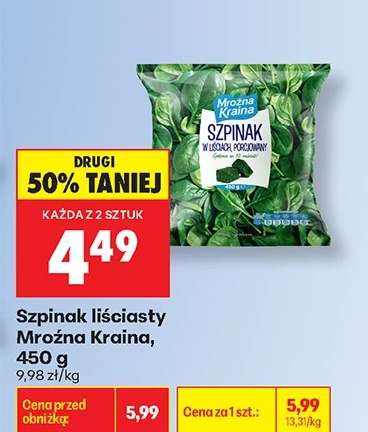 Szpinak liściasty Mroźna Kraina