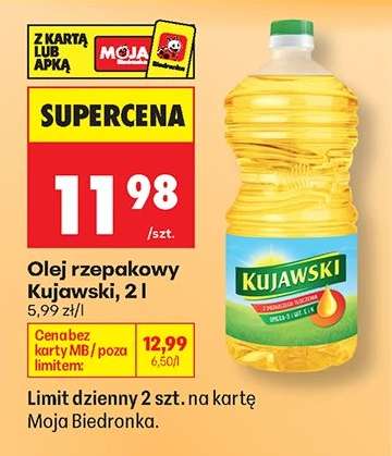 Olej rzepakowy Kujawski, 2 l