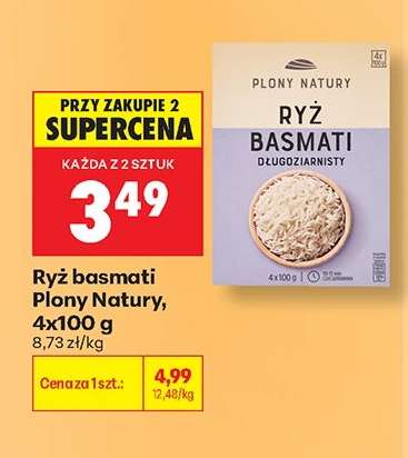 Ryż basmati Plony Natury 4x100 g