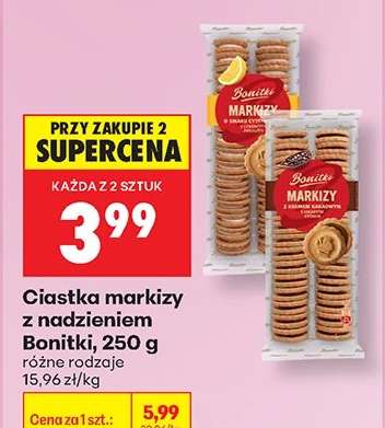 Ciastka markizy z nadzieniem Bonitki, 250 g