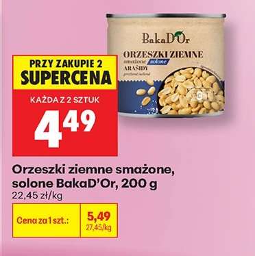 Orzeszki ziemne smażone, solone BakaD'Or, 200 g