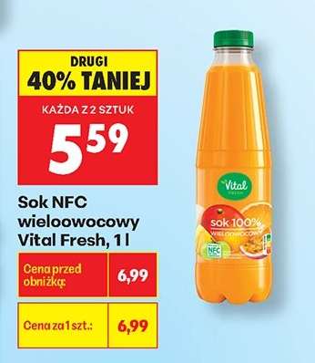 Sok NFC wieloowocowy Vital Fresh, 1l