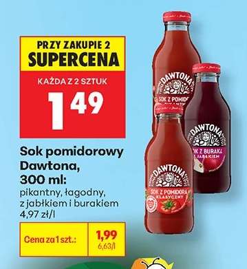 Sok pomidorowy Dawtona, 300 ml