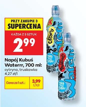 Napój Kubuś Waterrr, 700 ml