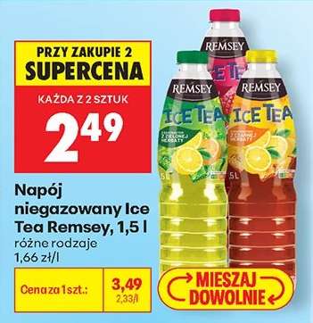 Napój niegazowany Ice Tea Remsey, 1,5 l