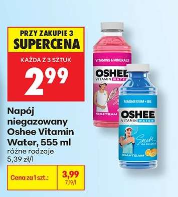 Napój niegazowany Oshee Vitamin Water, 555 ml