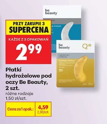 Płatki hydrożelowe pod oczy Be Beauty, 2 szt.