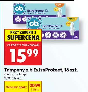 Tampony o.b ExtraProtect, 16 szt.