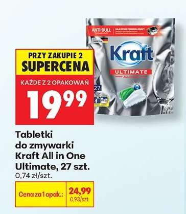 Tabletki do zmywarki Kraft All in One Ultimate , 27 szt