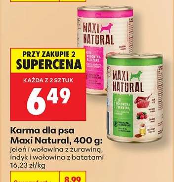 Karma dla psa Maxi Natural, 400 g