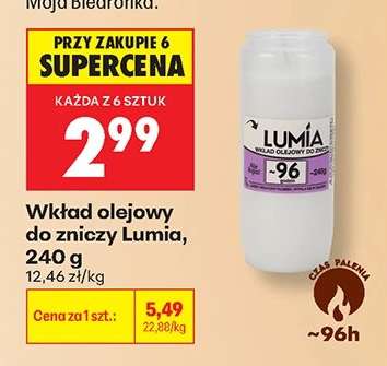 Wkład olejowy do zniczy Lumia 240 g