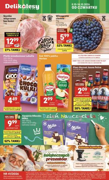Gazetka Delikatesy Centrum - 8.10.2026 - 14.10.2026.