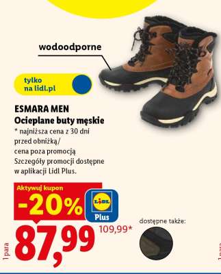ESMARA MEN Ocieplane buty męskie