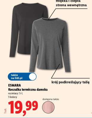 ESMARA Koszulka termiczna damska