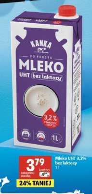 Mleko UHT 3,2% bez laktozy