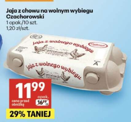Jaja z chowu na wolnym wybiegu Czachorowski
