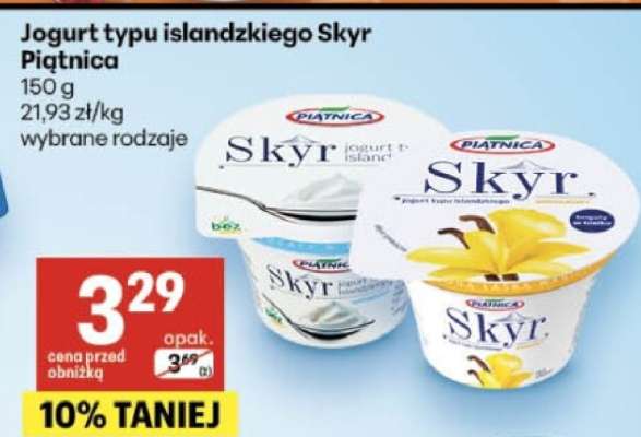 Jogurt typu islandzkiego Skyr Piątnica