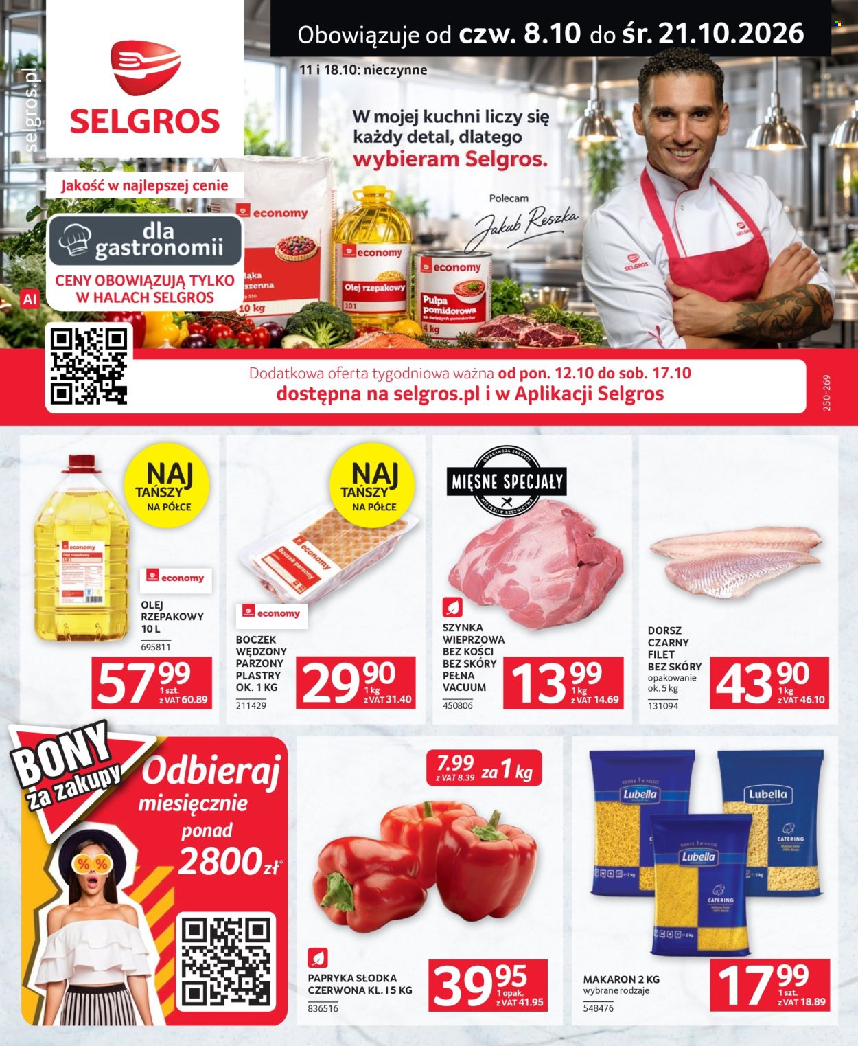 Gazetka Selgros - 8.10.2026 - 21.10.2026. Strona 1
