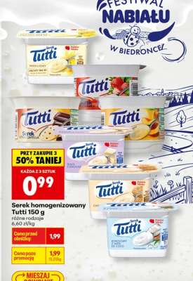 Serek homogenizowany Tutti, 150 g