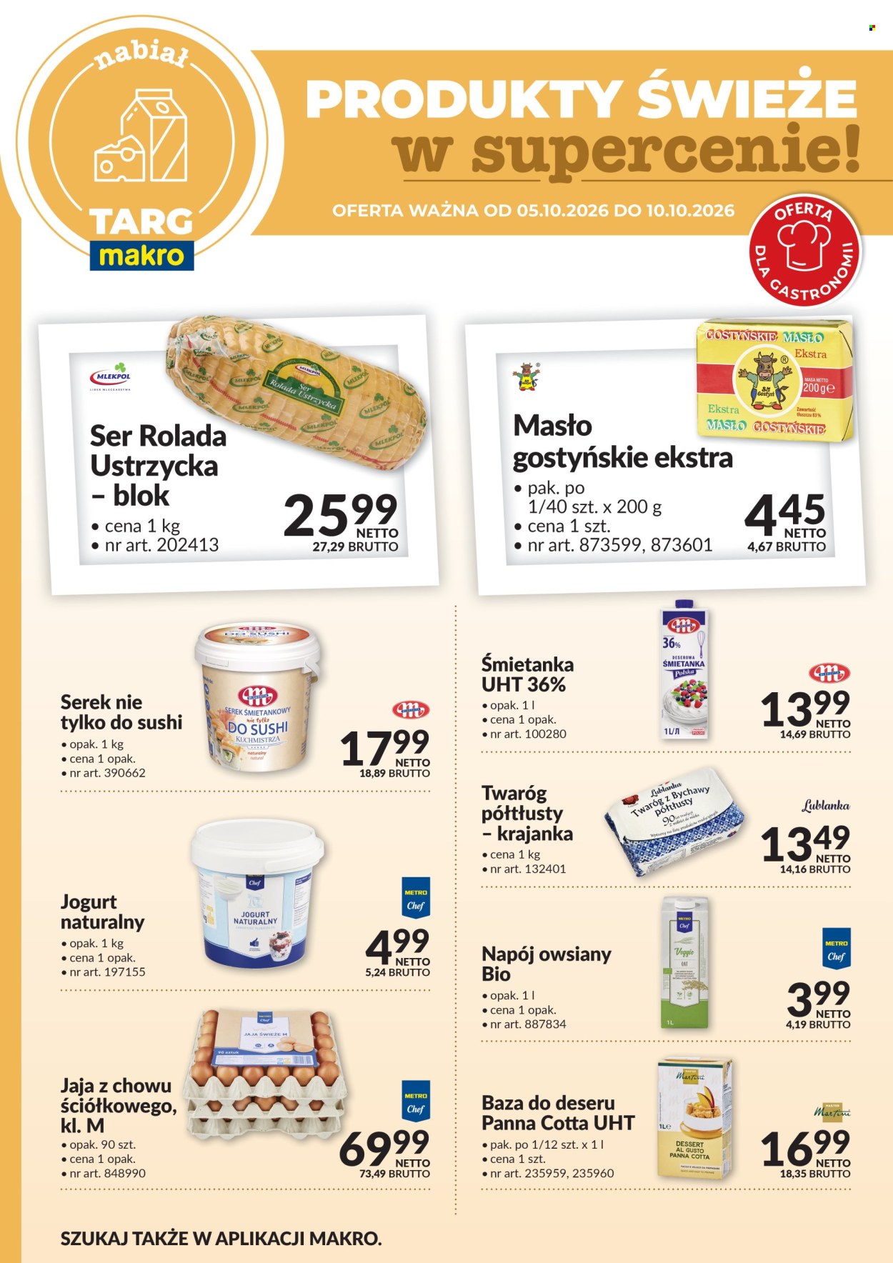 Gazetka Makro - 5.10.2026 - 10.10.2026. Strona 1
