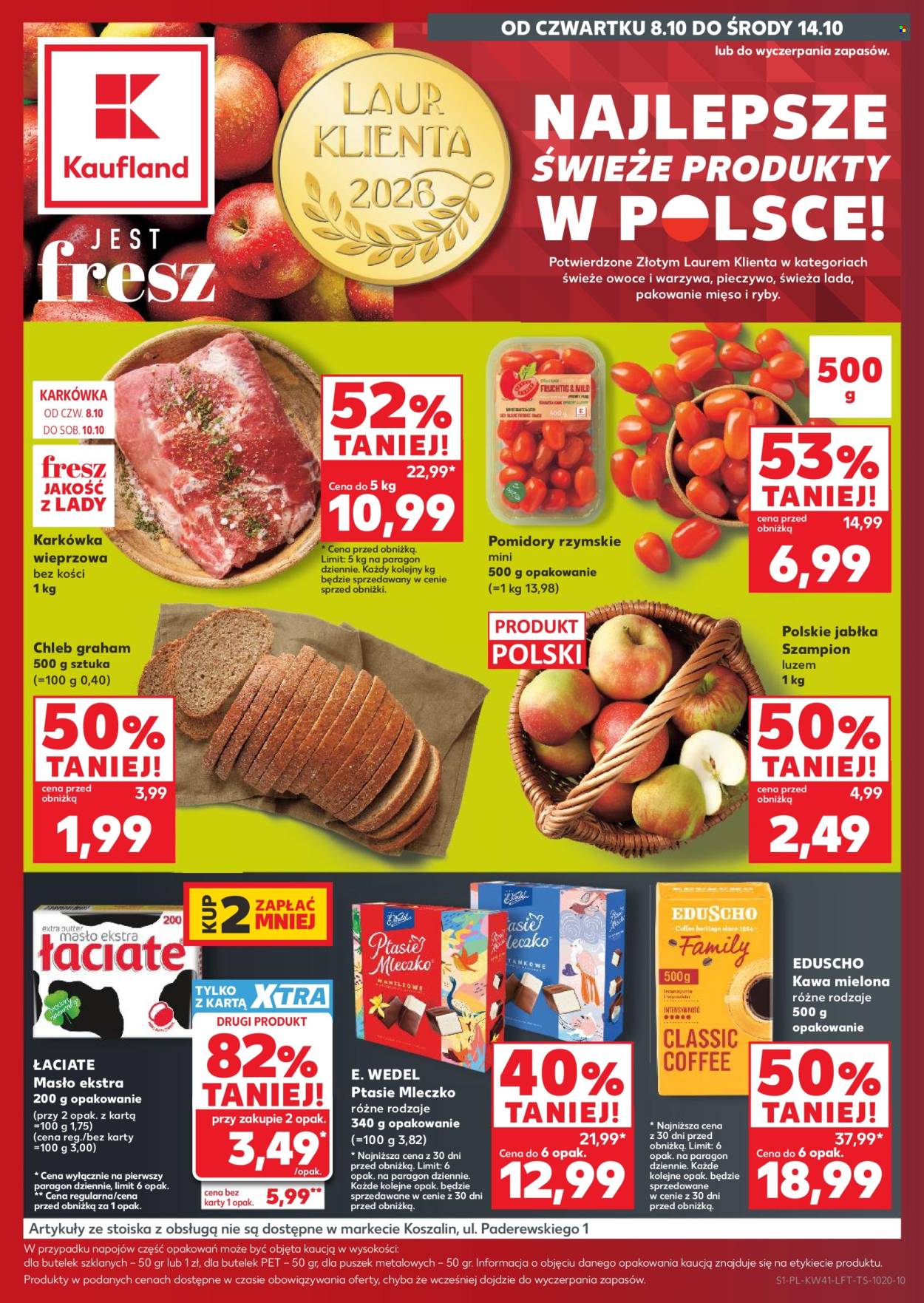 Leták Kaufland - 8.10.2026 - 14.10.2026. Strana 1