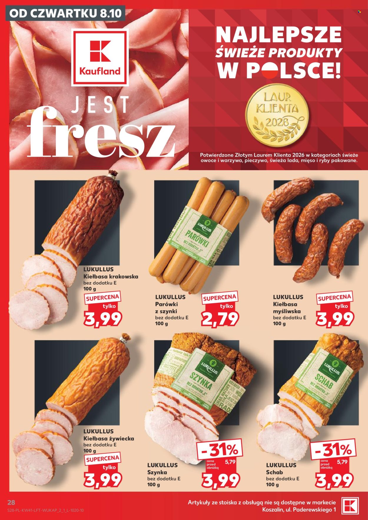 Leták Kaufland - 8.10.2026 - 14.10.2026. Strana 28
