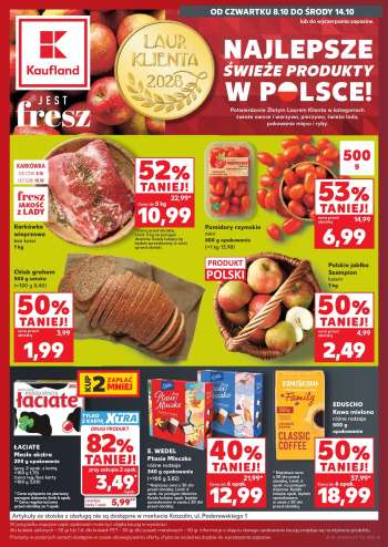 Gazetka Kaufland - 8.10.2026 - 14.10.2026.